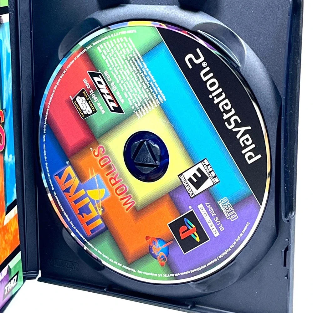 Tetris Worlds Sony PlayStation 2 PS2 2002 THQ Puzzle Game CIB